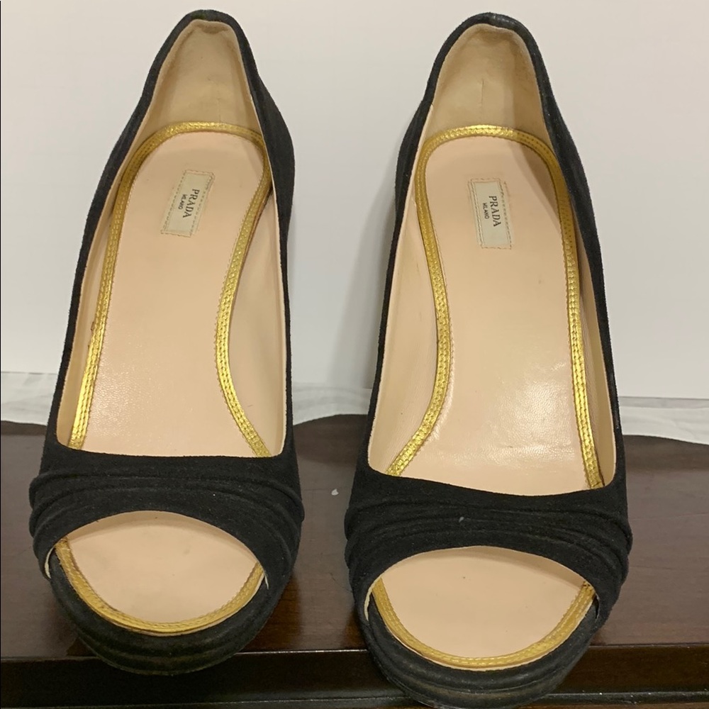 Prada Black Heels
